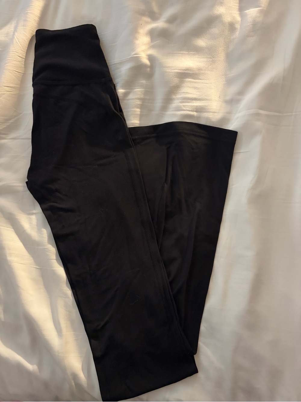 lululemon athletica Black High-Waist Flare Leggings